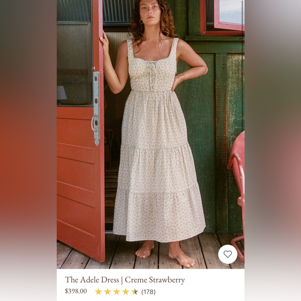 ❌SOLD❌NWT Christy Creme Dawn Strawberry Adele Size Small - Picture 1 of 16